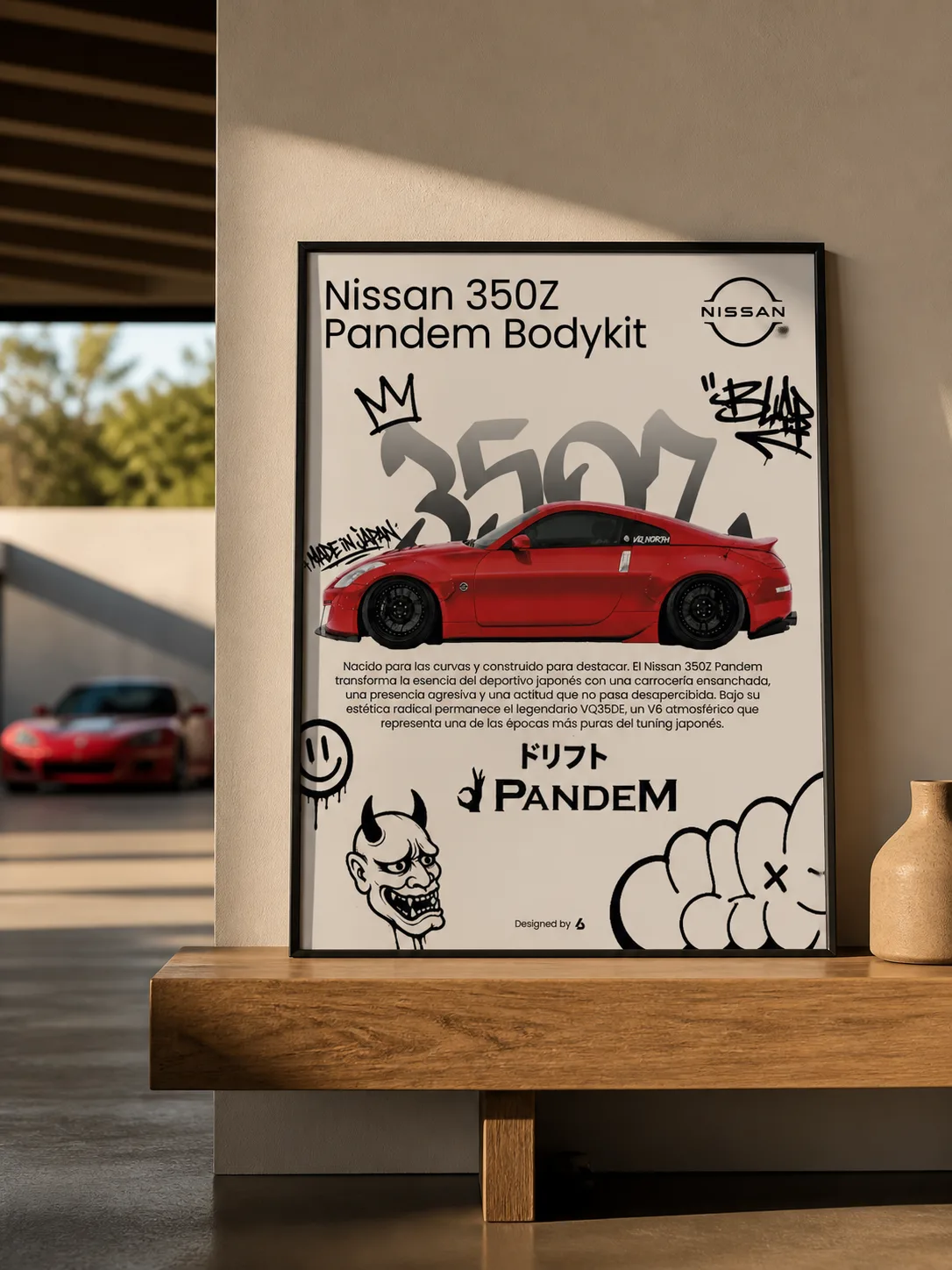 Póster del Nissan 350Z Pandem, edición limitada