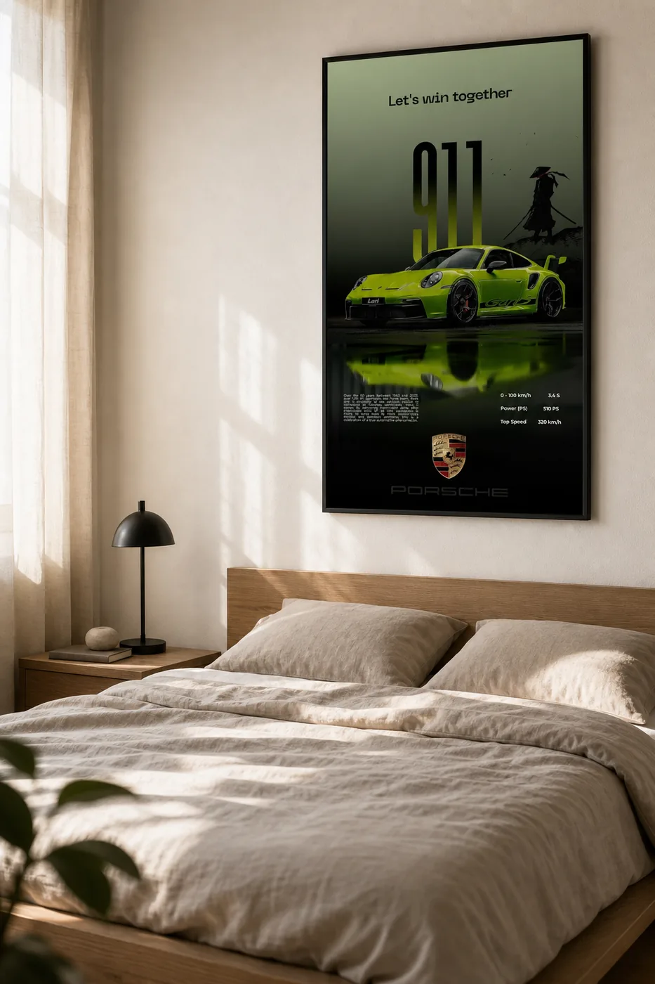 Póster del Porsche 911, edición limitada